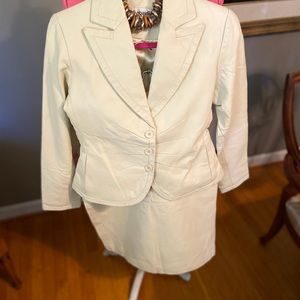 Women’s leather suit new w/tags